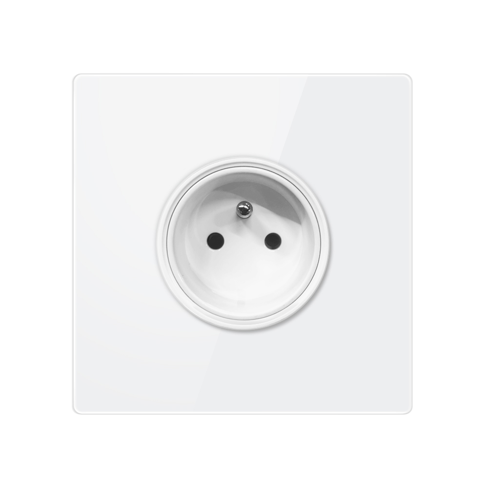 Tempered Glass Socket-YTG French socket-White